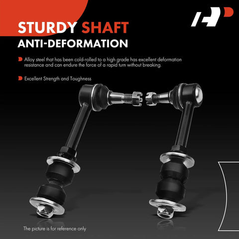 Front Sway Bar End Links For Dodge Ram 1500 2000-2001, Ram 2500 2000-2002, Ram 3500 2000-2002 4WD Only, alloy material
