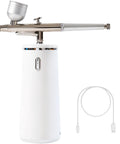 Rechargeable Handheld High Pressure Facial Micro Nano Mist Injector Sprayer with charging cable