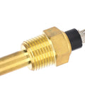 Water Temperature Sensor Plug With Brass Probe M21x1.5 Thread For Generator And Industrial Engine Cooling Systems, Delivers A Fast 3 Minute Response For Real Time Monitoring And Routine Equipment Checks In Auto Shops And Plant Floors.
