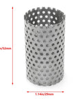 Built Tough 304 Stainless Steel Y Type Water Strainer 1 Inch Pipe Filter Screen for Industrial Plumbing and Sprinkler Irrigation, 2 in x 1.14 in