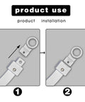 Installation process of Serpentine Belt Tensioner Tool Kit 15 Pc Set with Idler Pulley Wrench for removing belts.