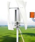 2000W Vertical Axis Wind Turbine With Permanent Magnet Generator And Smart Controller, quiet powerful helical blades