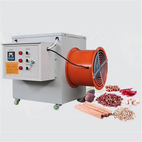 Heavy Duty Induction Heater For Industrial Barns And Greenhouses With Electric Fan Air Blower to warm poultry houses with spices.