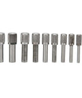 Round Steel Jewelry Disc Cutter Set with 17 Dies for Precise Ring Making and Paper Punching, assorted die sizes displayed