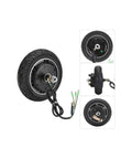 Eight Inch Electric Scooter Hub Motor Drop In Replacement, 24V 36V High Torque Heavy Duty Conversion Wheel with bullet proof tire.