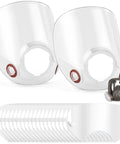 Replacement Lens Kit For 6000 6700 6800 And 6900 Series Full Face Respirators Includes 2 Lens Assemblies And 20 Peel Off Lens Covers