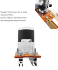Shop Ready 2 In 1 Aluminum Alloy Wood Router Base Compact Palm Router Bracket For Cabinet Buildouts Smooth As Silk 65 Millimeter Slotting Plate for precision tasks.