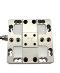 Pro Grade Precision 3D Torque Sensor 5 to 100 N with 3 and 6 axis force sensing, front view, metal surface, strain gauge visible.