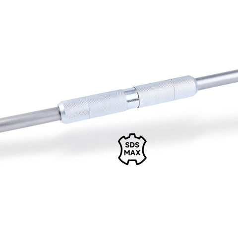 Beefy Sds Max To Sds Max Connector Adapter showing heavy-duty industrial steel coupling for rotary hammer drills.