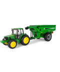 One Sixteenth Scale Big Farm 7430 Tractor With Grain Cart Toy Set Featuring Lights And Sounds For Kids Realistic Farm Playtime