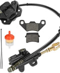 Rear Brake Master Cylinder Caliper Assembly Ride Ready Fits 50cc 70cc 90cc 110cc 125cc ATVs Quad Bikes And Mini Motors