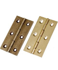 Solid Brass Concealed Hinge For Vintage Furniture Cabinets And Windows Hidden Mount Hardware 10 Hinges Set For Neat Surfaces