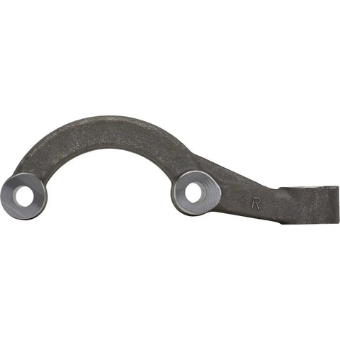 Pinto Spindle Short Arm Steering Arm Left, Heat Treated Steel, CNC Machined OEM Geometry, Reduces Bump Steer, Top View