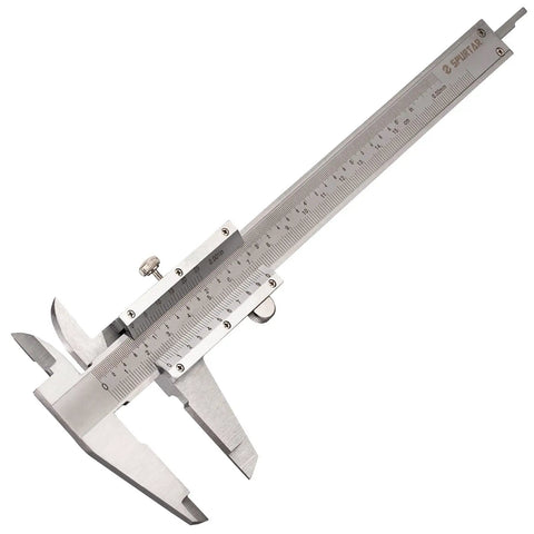 Vernier Caliper Measuring Tool With 6 Inch Range And 0 To 150 Millimeters Manual Non Digital Calipers High Precision 0.001 Inch 0.02 Millimeters