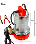 12V Submersible Deep Well Water Pump With 1 Inch Outlet For Irrigation And Home Use Upgraded Copper Motor Anti Rust Construction