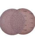 Pack of 50 Nine Inch Mesh Sanding Discs for orbital sander, featuring aluminized grit and anti-clogging design for smooth finishing.