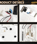 Fuel Pump Assembly For Chrysler Sebring And Dodge Avenger 2007 2008 2009 2010 2011 2014 Direct Replacement With Sending Unit Compatible With OE 68033083AA SP7095M SP7194M E7210M, product details showing components and wiring.