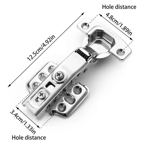 Soft Close Cabinet Hinges Stainless Steel For Kitchen And Bathroom Cabinets Overlay Style Quiet Smooth Closing For Home