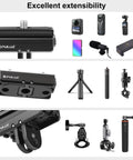 Magnetic Quick Release Mount For Insta360 X4 Air X4 Ace Pro Ace Action Camera With CNC Aluminum Base shown with accessories