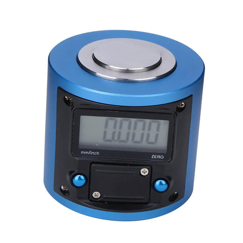 Digital Z Axis Presetter With 0 To 2mm Travel, Magnetic Positioning Tool, 0.01mm Resolution For Dial Indicators, Large LCD Display