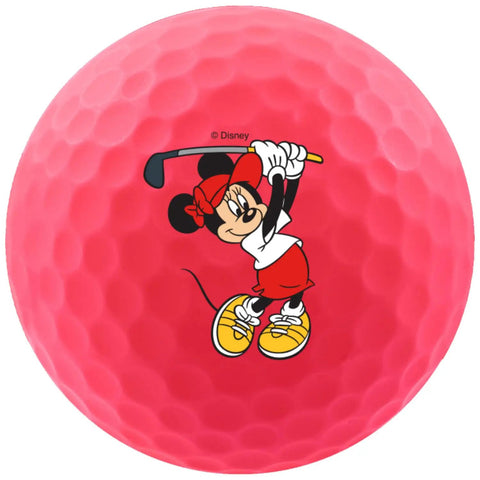 Disney Themed Vivid Golf Ball Gift Set 4 Pack Featuring Minnie Mouse And Friends For Game Ready Play Premium Distance And Spin