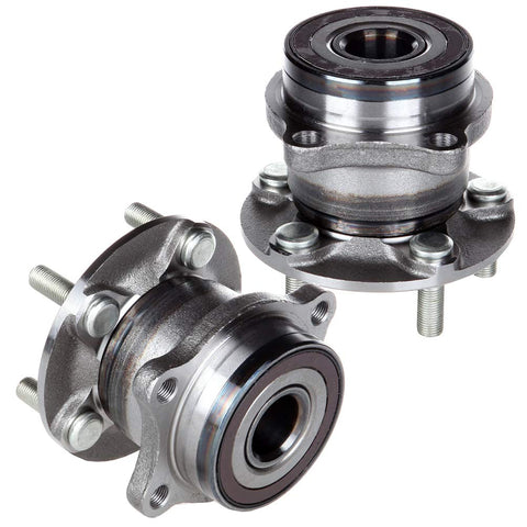 Rear Right Wheel Hub and Bearing Assembly for 2010-2014 Outback and 2013-2014 WRX STI, 5-Lug, Non-ABS, 2-Pack, OE-Quality Replacement