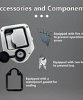 Heavy Duty 304 Stainless Steel Toolbox Latch Replacement 2 Pack With Keys For Truck RV Trailer UTV ATV Paddle Lock accessories
