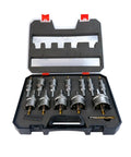 Pro Grade Carbide Tipped Hole Saw Set For Metalworking, 16 To 53mm Drill Bits With Wrench, Beastly Durable Carbide Teeth