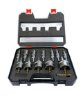Check out this Awesome 12 Piece Carbide Tipped Hole Saw Kit For Tough Metal Cutting With Stainless Steel And Iron Drilling Skills, case open