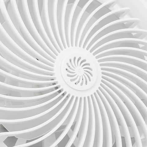 Close-up view of the fan blades on the LED Ceiling Fan Light with Remote Control, 30W Silent Enclosed Fan for.