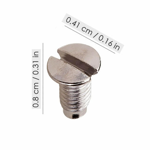 20 Pack TP Style Needle Plate Screws For Sewing Machines Replacement Hardware For Single Needle Units Compatible With Industrial And Home Models Standard Thread Durable Construction Easy Install Great Value Must-Have Kit, silver screw, 0.41 cm x 0.31 cm