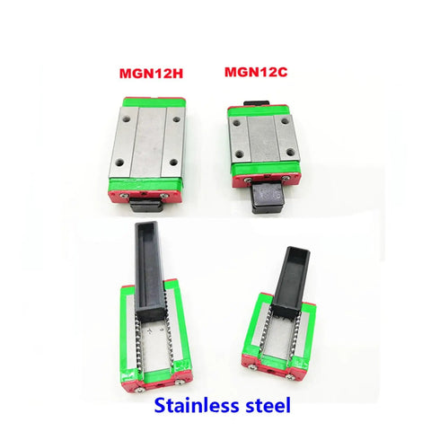 Rock Solid Linear Rail System For CNC And 3D Printers With MGN Guide Blocks, 100mm To 1000mm Lengths, Hardened Steel.