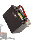 Heavy Duty 24 Volt 60AH Electric Pallet Jack Battery With Smart Bms Guard For Forklift Trucks, 13kg waterproof alloy case.