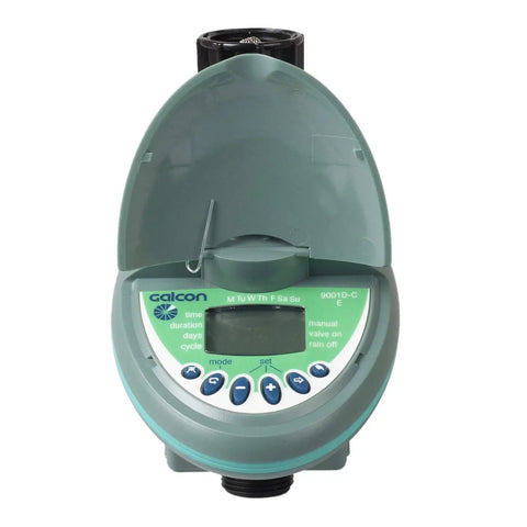Easy To Use No Fuss Hose End Irrigation Timer With Large LCD Digital Display For Balconies, Patios, Gardens Or Lawns, Compatible With Drip Or Sprinklers, 9001D Model, Weather Resistant, Flexible Programs And On Demand Watering