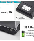 Pro Grade Micro Precision Milligram Scale With USB Power 100G X 0.001G Portable Lab Scale USB port and anti-skid base details
