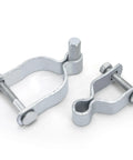 4 Pack Chain Link Fence Gate Hinges Set 2 3 8 Inch Post To 1 3 8 Inch Frame Heavy Duty Galvanized Steel Replacement Hinges With Nuts And Bolts Included
