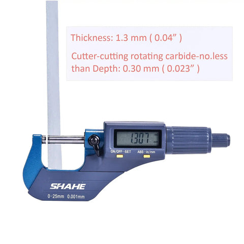 Micrometer measuring Double Color ABS Engraving Sheets Light Green And White 7 By 11 By 0.040 Inches Pack Of 12 thickness