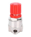 Pneumatic Systems Air Pressure Switch And High Precision Regulator Valve Assembly with red adjustment cap