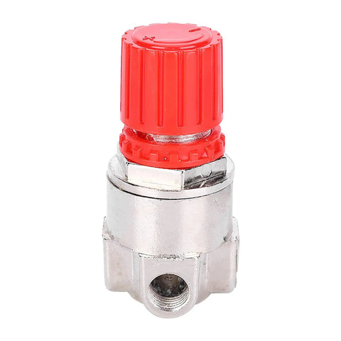 Pneumatic Systems Air Pressure Switch And High Precision Regulator Valve Assembly with red adjustment cap