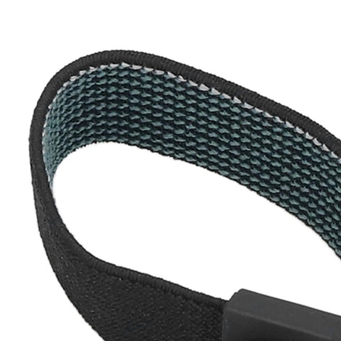 Close-up view of adjustable anti static wrist strap ESD bracelet for electronics repair and phone fixes on the job go to grounding wristband