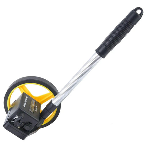 LiebeWH Measuring Wheel 0-9999.9m Telescopic Handle 0.5% Accuracy with aluminum alloy handle and durable rubber wheel.