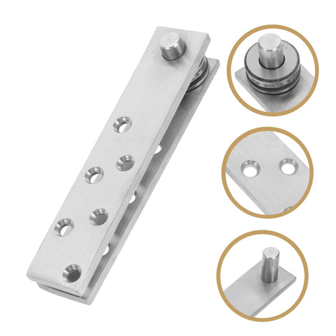 Hidden Door Pivot Hinge System For Secret Bookcase Doors, 360 Degree Stainless Steel Concealed Hinge, multiple views displayed