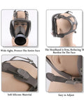 Full Face Respirator With 40 mm Filter Canister Compatibility and Activated Carbon Air Filter for industrial work