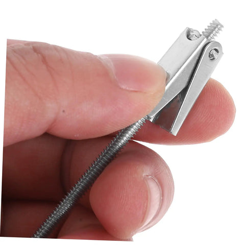Close-up of 15-Piece Heavy Duty Toggle Bolts And Wing Nuts Kit for drywall, showing carbon steel anchor with quick release butterfly screw.