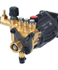 Beefed Up Axial Cam Replacement Pump For Residential Pressure Washers 2800 PSI at Three GPM Three Quarters Inch Horizontal Gas Shaft
