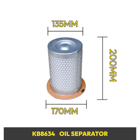 40HP Screw Air Compressor Filter Three Kit With Air Filter J215165KL Oil Separator KB8634 And Oil Filter WD962 Direct Replacement