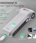 Beast Mode 250,000 RPM Air Duster With Ergonomic Grip Three Gear Blower, Type-C charging details, 4000 mAh battery