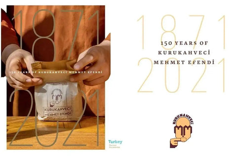 Person holding a bag of Authentic Turkish Coffee From Mehmet Efendi Tradition, 100 Percent Arabica Ground Extra Fine For Cezve, 17.6 Oz.