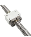 Premium High Precision Linear Guide Rail Kit With 2PC HGR15 Rails And SFU1204 Ball Screw Assembly For Smooth CNC Motion And Rapid Prototyping Setup ball screw nut block close-up
