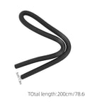 Black Foam Gap Filling Rod 2 Meter Backer Rod Rope For Concrete Crack Sealing Flexible Joint Fillers, flexible foam material.